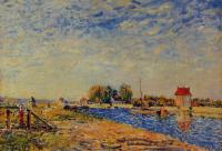 Sisley, Alfred - Morning Sun, Saint-Mammes